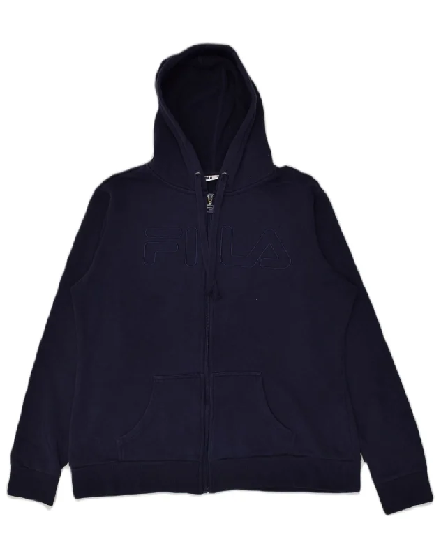 FILA Womens Tall Graphic Zip Hoodie Sweater UK 20 2XL Navy Blue Cotton Mesh Fabric Canvas Fabric Denim Fabric FILA Womens Tall Graphic Zip Hoodie Sweater UK 20 2XL Navy Blue Cotton Mesh Fabric Canvas Fabric Denim Fabric