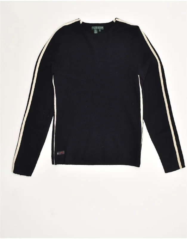 RALPH LAUREN Womens Crew Neck Jumper Sweater UK 16 Large Navy Blue Wool Casual Formal Business RALPH LAUREN Womens Crew Neck Jumper Sweater UK 16 Large Navy Blue Wool Casual Formal Business