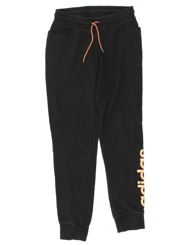 ADIDAS Womens Graphic Tracksuit Trousers Joggers UK 8/10 Small Black Trousers Wedding White ADIDAS Womens Graphic Tracksuit Trousers Joggers UK 8/10 Small Black Trousers Wedding White