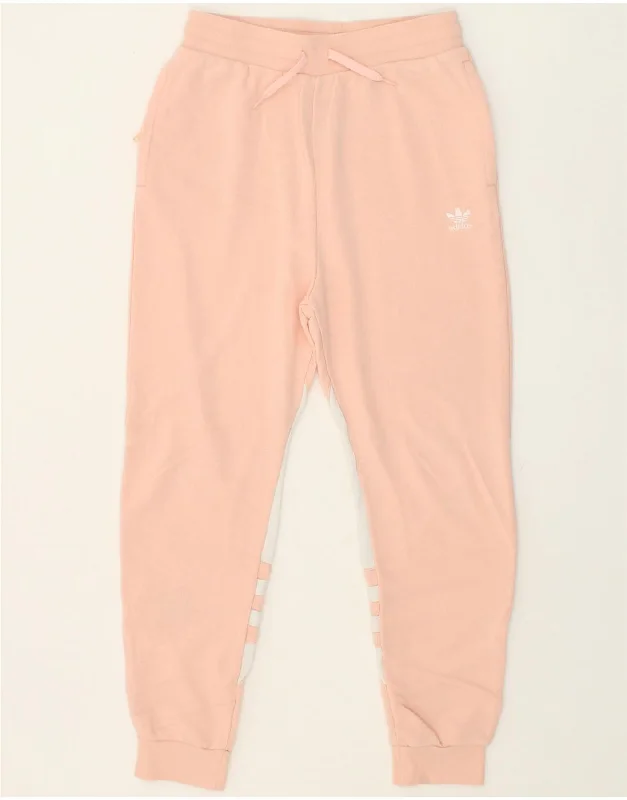 ADIDAS Womens Graphic Tracksuit Trousers Joggers W28 Medium Pink Trousers Seasonal Trendy ADIDAS Womens Graphic Tracksuit Trousers Joggers W28 Medium Pink Trousers Seasonal Trendy