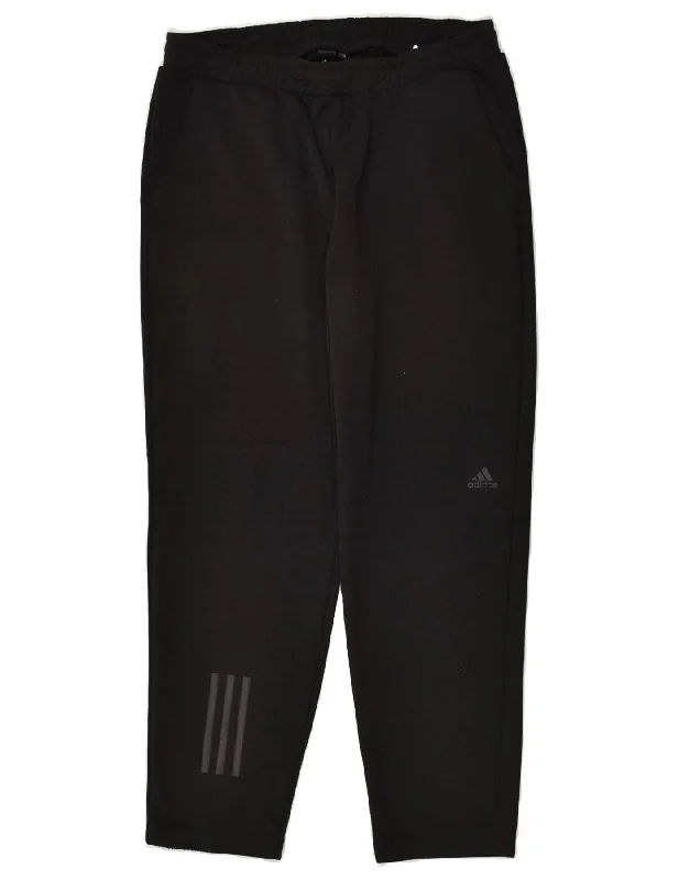 ADIDAS Womens Graphic Tracksuit Trousers UK 12/14 Medium Black Polyester Trousers Versatile Stylish ADIDAS Womens Graphic Tracksuit Trousers UK 12/14 Medium Black Polyester Trousers Versatile Stylish