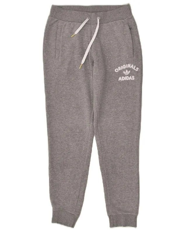 ADIDAS Womens Tracksuit Trousers Joggers UK 10 Small Grey Cotton Trousers Essential Wardrobe ADIDAS Womens Tracksuit Trousers Joggers UK 10 Small Grey Cotton Trousers Essential Wardrobe