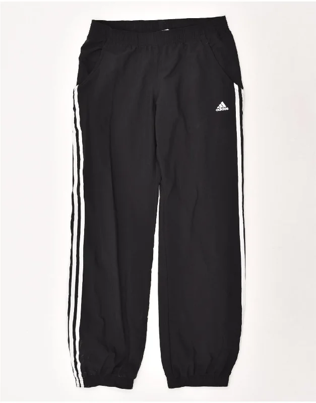 ADIDAS Womens Tracksuit Trousers Joggers UK 12 Medium Black Polyester Trousers Mesh Breathable ADIDAS Womens Tracksuit Trousers Joggers UK 12 Medium Black Polyester Trousers Mesh Breathable