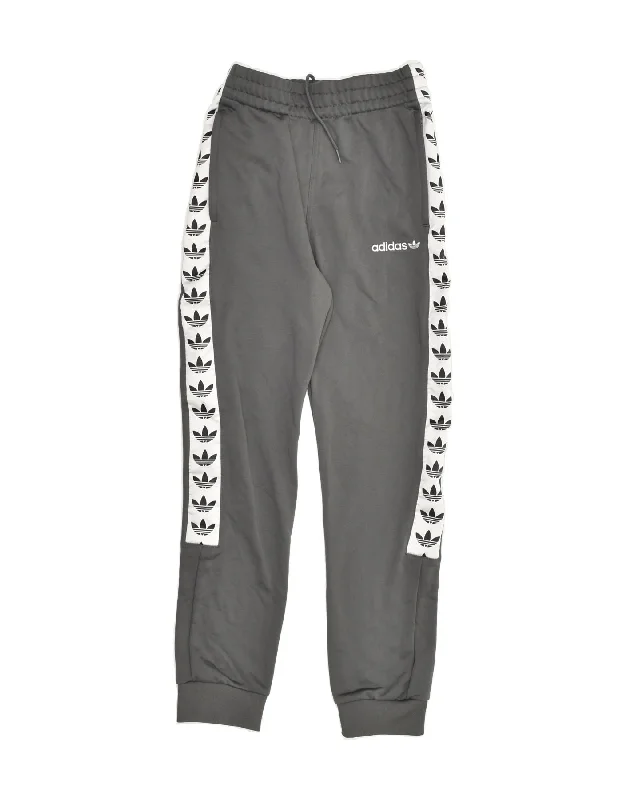 ADIDAS Womens Tracksuit Trousers Joggers UK 4 XS Grey Polyester Trousers versatile functional ADIDAS Womens Tracksuit Trousers Joggers UK 4 XS Grey Polyester Trousers versatile functional
