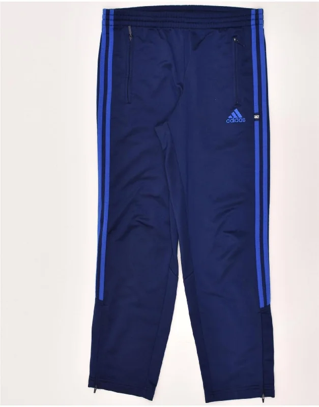 ADIDAS Womens Tracksuit Trousers Size 30/32 XS Navy Blue Polyester Trousers Essential Wardrobe ADIDAS Womens Tracksuit Trousers Size 30/32 XS Navy Blue Polyester Trousers Essential Wardrobe