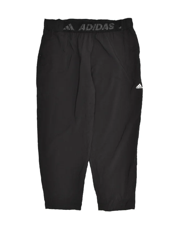 ADIDAS Womens Tracksuit Trousers UK 20- 22 XL Black Polyester Trousers Elastic Waist Soft ADIDAS Womens Tracksuit Trousers UK 20- 22 XL Black Polyester Trousers Elastic Waist Soft