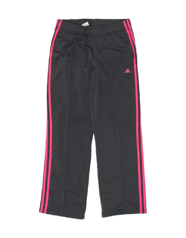 ADIDAS Womens Tracksuit Trousers UK 4/6 XS Black Polyester Trousers Low Rise Relaxed ADIDAS Womens Tracksuit Trousers UK 4/6 XS Black Polyester Trousers Low Rise Relaxed