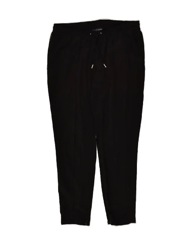 ARMANI JEANS Womens Tracksuit Trousers Joggers EU 42 Large Black Polyester Trousers chic fashionable ARMANI JEANS Womens Tracksuit Trousers Joggers EU 42 Large Black Polyester Trousers chic fashionable
