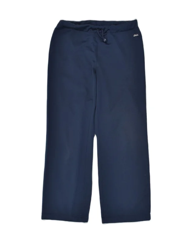 ASICS Womens Tracksuit Trousers UK 14 Large Navy Blue Polyester Trousers Gym Athletic ASICS Womens Tracksuit Trousers UK 14 Large Navy Blue Polyester Trousers Gym Athletic