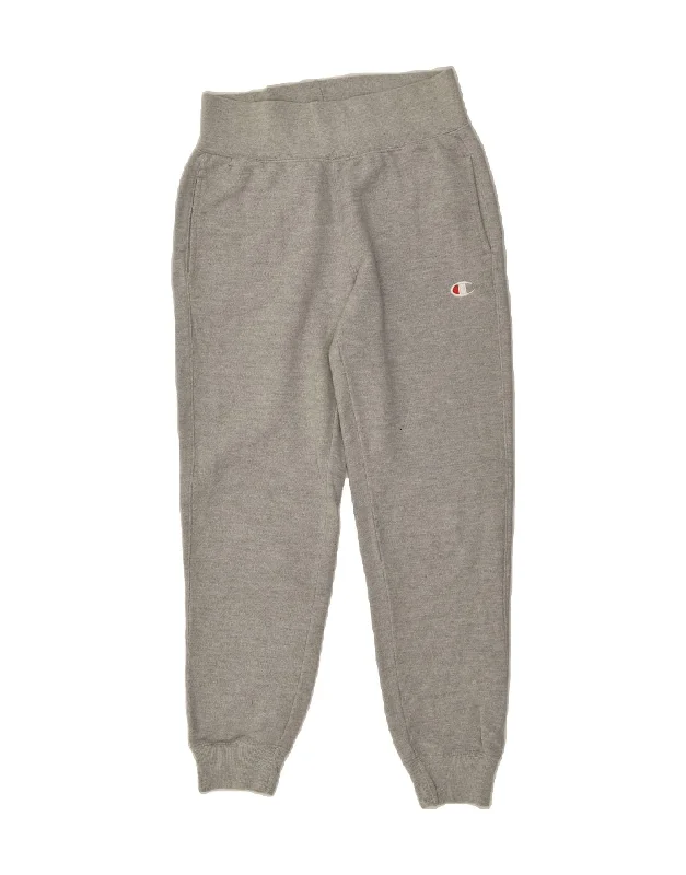 CHAMPION Womens Tracksuit Trousers Joggers UK 10 Small Grey Cotton Trousers cozy soft CHAMPION Womens Tracksuit Trousers Joggers UK 10 Small Grey Cotton Trousers cozy soft