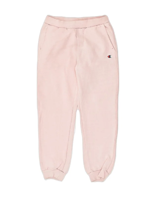 CHAMPION Womens Tracksuit Trousers Joggers UK 12 Medium Pink Cotton Trousers Pleated Formal CHAMPION Womens Tracksuit Trousers Joggers UK 12 Medium Pink Cotton Trousers Pleated Formal