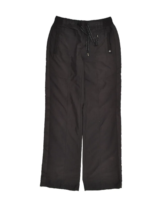 CHAMPION Womens Tracksuit Trousers UK 14 Medium Black Polyester Trousers sophisticated sleek CHAMPION Womens Tracksuit Trousers UK 14 Medium Black Polyester Trousers sophisticated sleek