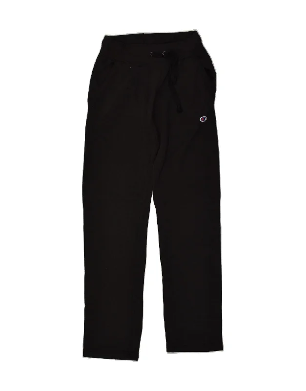 CHAMPION Womens Tracksuit Trousers UK 6 XS Black Polyester Trousers luxurious high-end CHAMPION Womens Tracksuit Trousers UK 6 XS Black Polyester Trousers luxurious high-end