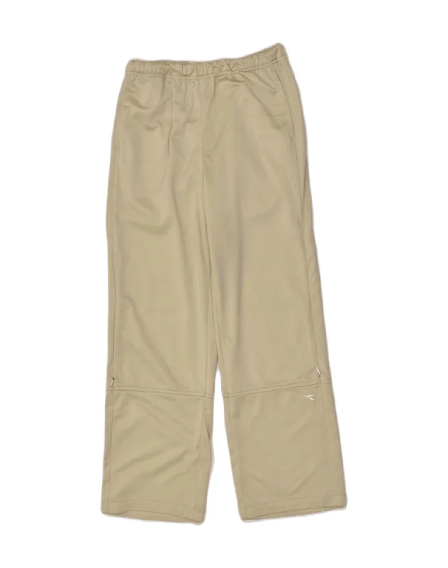 DIADORA Womens Tracksuit Trousers UK 10 Small Beige Polyester Trousers Polka Dot Cute DIADORA Womens Tracksuit Trousers UK 10 Small Beige Polyester Trousers Polka Dot Cute