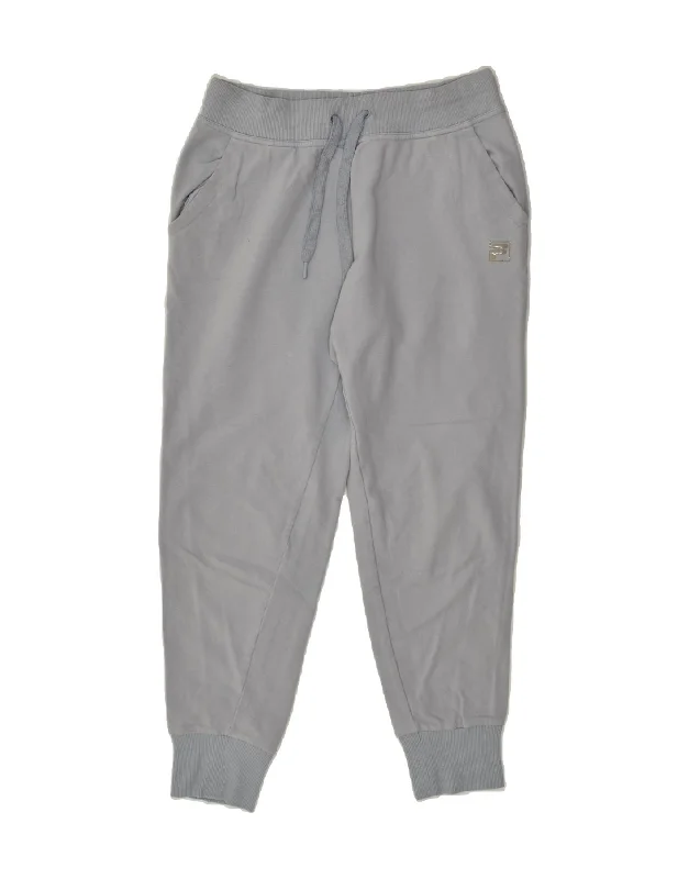 FILA Womens Tracksuit Trousers Joggers UK 10 Small Blue Cotton Wide Leg Loose Fit Mid Waist FILA Womens Tracksuit Trousers Joggers UK 10 Small Blue Cotton Wide Leg Loose Fit Mid Waist