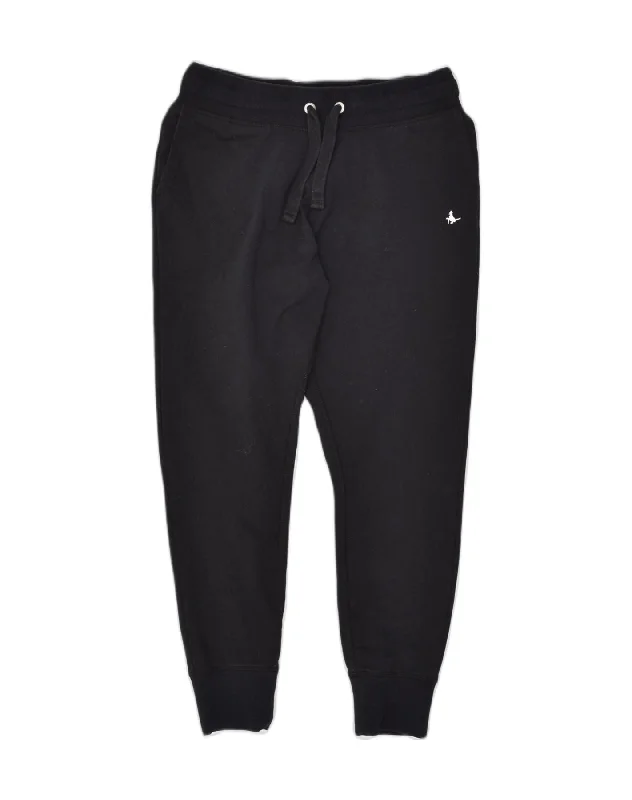 JACK WILLS Womens Tracksuit Trousers Joggers UK 10 Small Black Cotton Trousers Seasonal Trendy JACK WILLS Womens Tracksuit Trousers Joggers UK 10 Small Black Cotton Trousers Seasonal Trendy