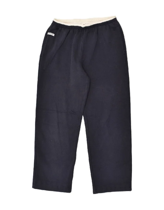 LOTTO Womens Tracksuit Trousers IT 42 Medium Navy Blue Cotton Trousers Polka Dot Cute LOTTO Womens Tracksuit Trousers IT 42 Medium Navy Blue Cotton Trousers Polka Dot Cute