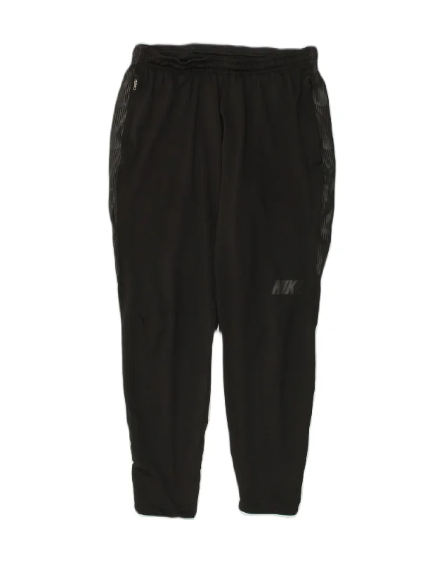 NIKE Womens Dri Fit Tracksuit Trousers UK 12 Medium Black Polyester Skinny Trousers Denim Stretchy NIKE Womens Dri Fit Tracksuit Trousers UK 12 Medium Black Polyester Skinny Trousers Denim Stretchy