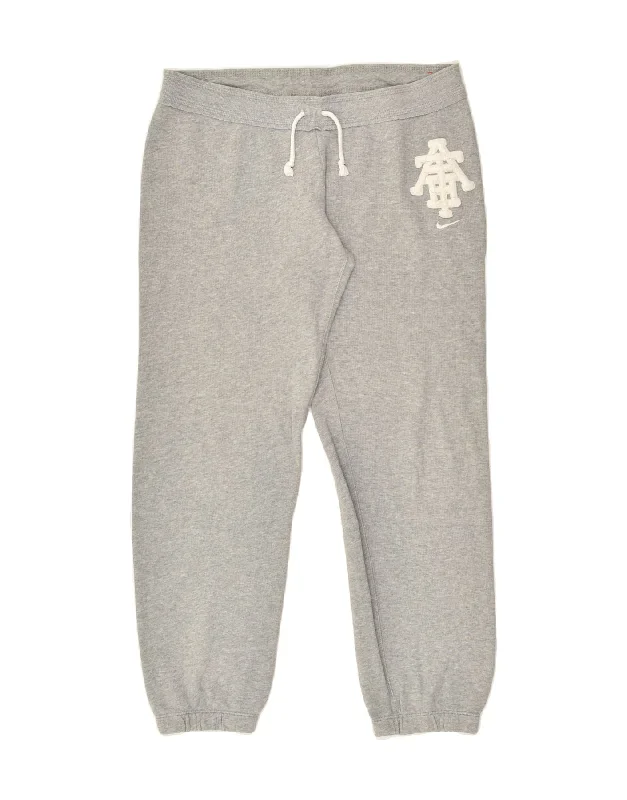 NIKE Womens Tracksuit Trousers Joggers UK 14 Medium Grey Cotton Trousers Lace Delicate NIKE Womens Tracksuit Trousers Joggers UK 14 Medium Grey Cotton Trousers Lace Delicate