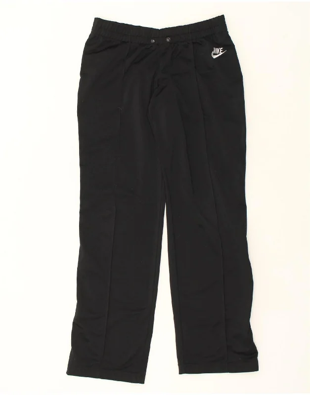 NIKE Womens Tracksuit Trousers UK 10/12 Medium Black Polyester Trousers Pleated Formal NIKE Womens Tracksuit Trousers UK 10/12 Medium Black Polyester Trousers Pleated Formal