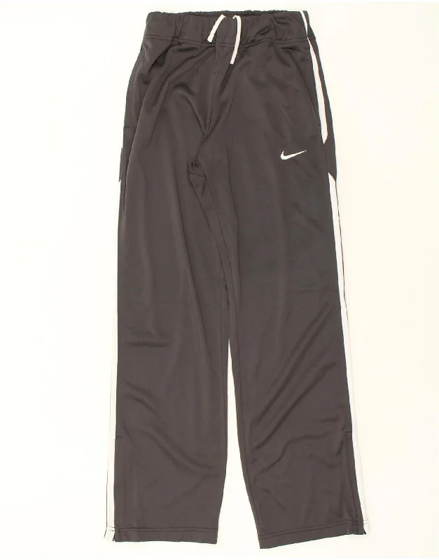 NIKE Womens Tracksuit Trousers UK 10 Small Grey Polyester Trousers Spring Floral