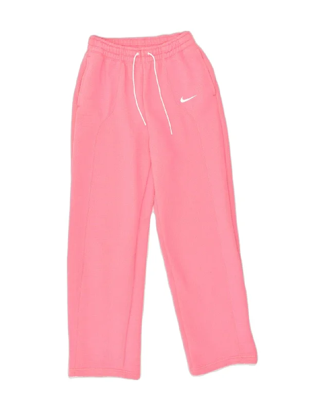 NIKE Womens Tracksuit Trousers UK 10 Small Pink Polyester Trousers Recommended Stylist NIKE Womens Tracksuit Trousers UK 10 Small Pink Polyester Trousers Recommended Stylist