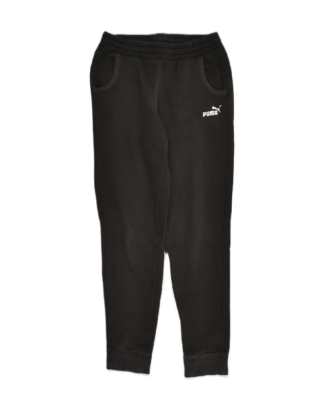 PUMA Womens Tracksuit Trousers Joggers UK 10 Small Black Cotton Trousers Formal Black PUMA Womens Tracksuit Trousers Joggers UK 10 Small Black Cotton Trousers Formal Black