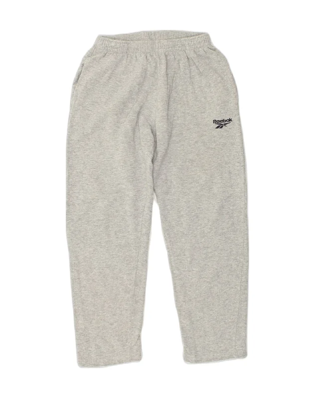 REEBOK Womens Tracksuit Trousers UK 4 XS Grey Trousers Denim Blue