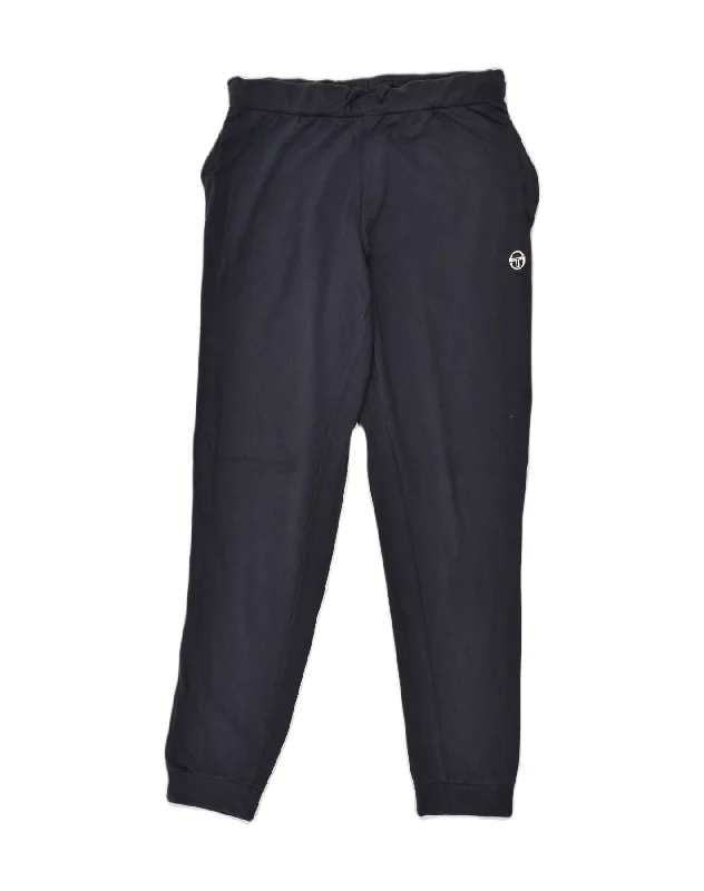 SERGIO TACCHINI Womens Tracksuit Trousers Joggers UK 18 XL Navy Blue Trousers Striped Patterned SERGIO TACCHINI Womens Tracksuit Trousers Joggers UK 18 XL Navy Blue Trousers Striped Patterned
