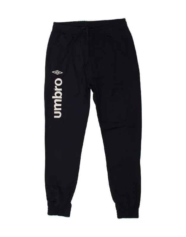 UMBRO Womens Graphic Tracksuit Trousers Joggers UK 10 Small Navy Blue Trousers sophisticated sleek UMBRO Womens Graphic Tracksuit Trousers Joggers UK 10 Small Navy Blue Trousers sophisticated sleek