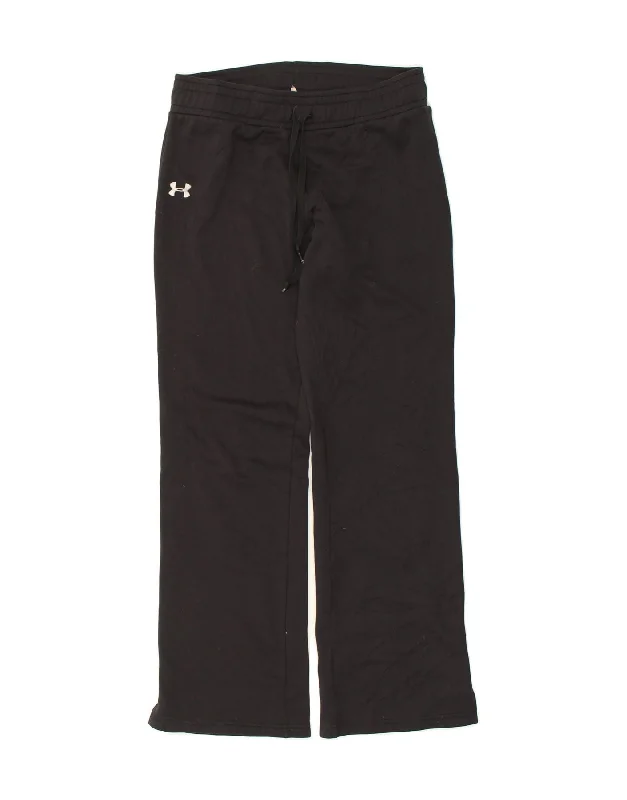 UNDER ARMOUR Womens Tracksuit Trousers UK 12 Medium Black Polyester Trousers Modern Contemporary UNDER ARMOUR Womens Tracksuit Trousers UK 12 Medium Black Polyester Trousers Modern Contemporary