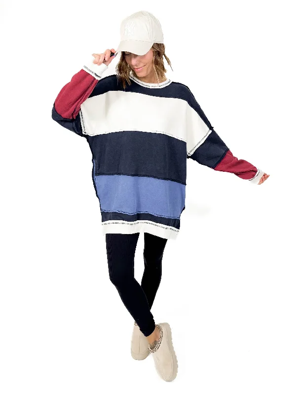 Radley Rugby Tunic Pullover Wide Sleeve Pullover