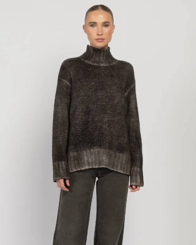 High Neck Pullover Honey Neck Pullover