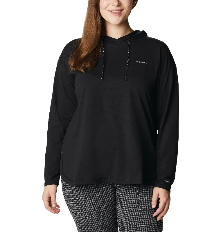 Women's Columbia Sun Trek Hooded Pullover Flutter Sleeve Feminine