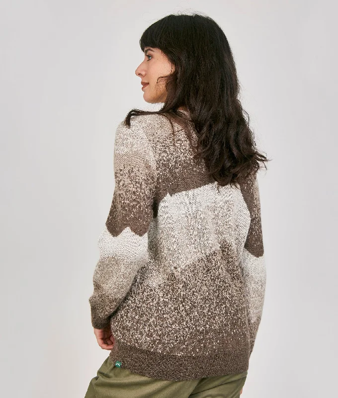 Ausangate Her Pullover Flutter Sleeve Feminine