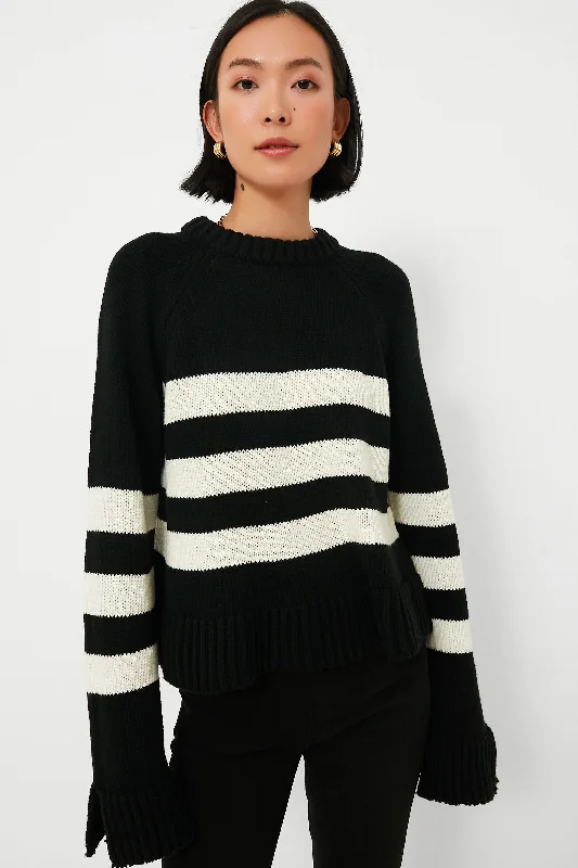 Black Brolio Pullover Slim Sleeve Pullover