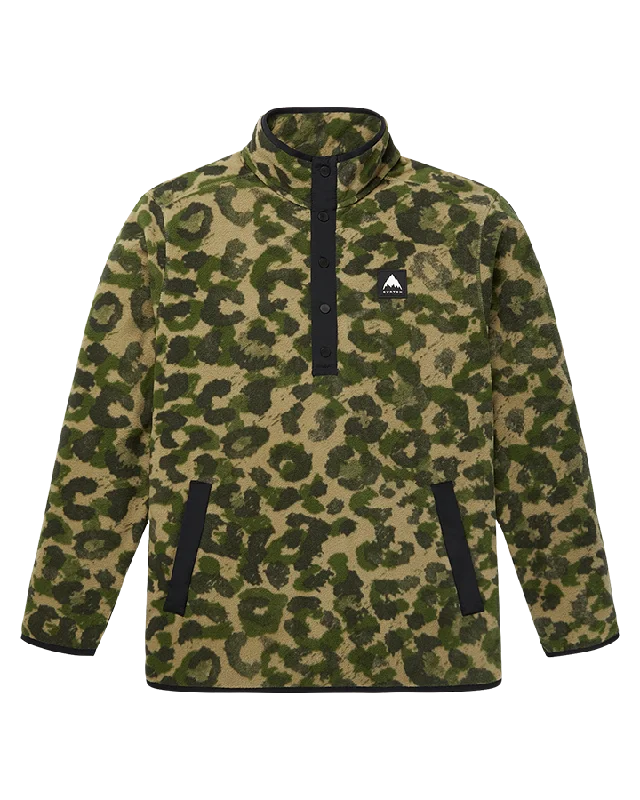 Burton Hearth Fleece Pullover - Felidae - 2023 Cowl Neck Pullover