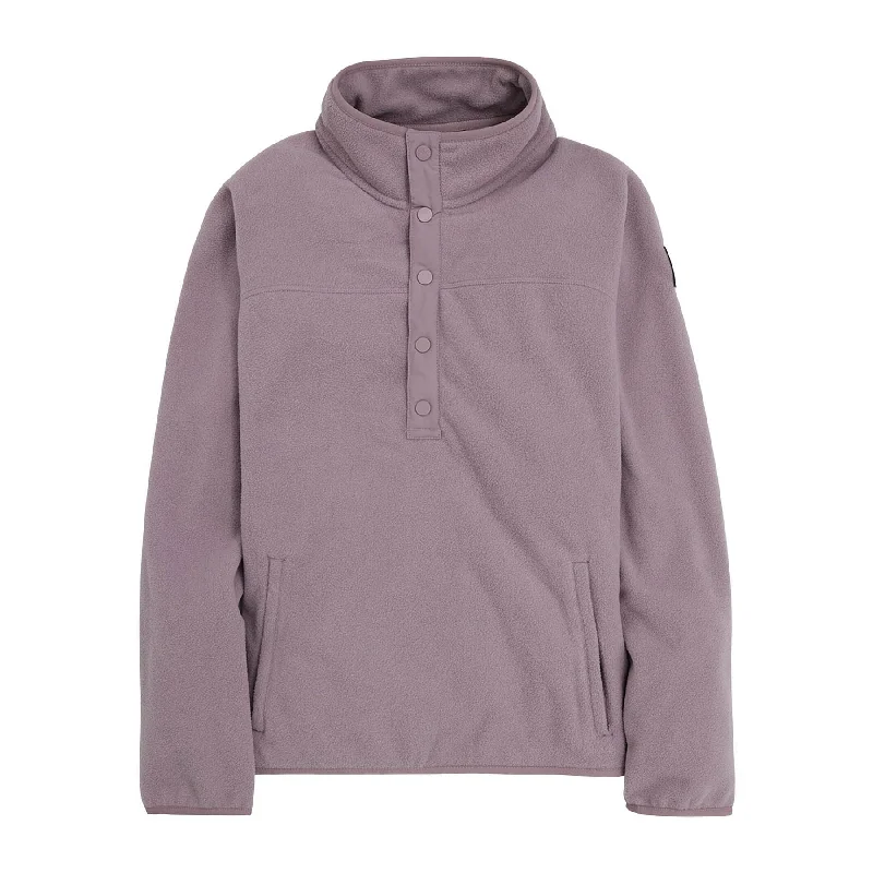 Burton Womens Hearth Fleece Pullover Boat Neck Sweater