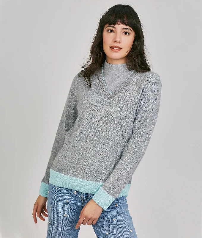 grey and light blue