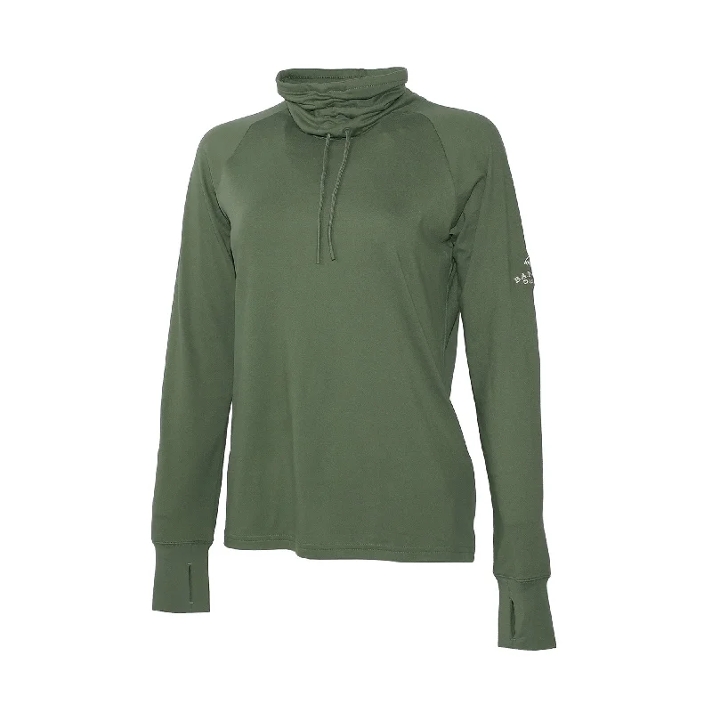 Women's Jersey Funnel Neck Pullover - Bandon Dunes Set Sleeve Pullover