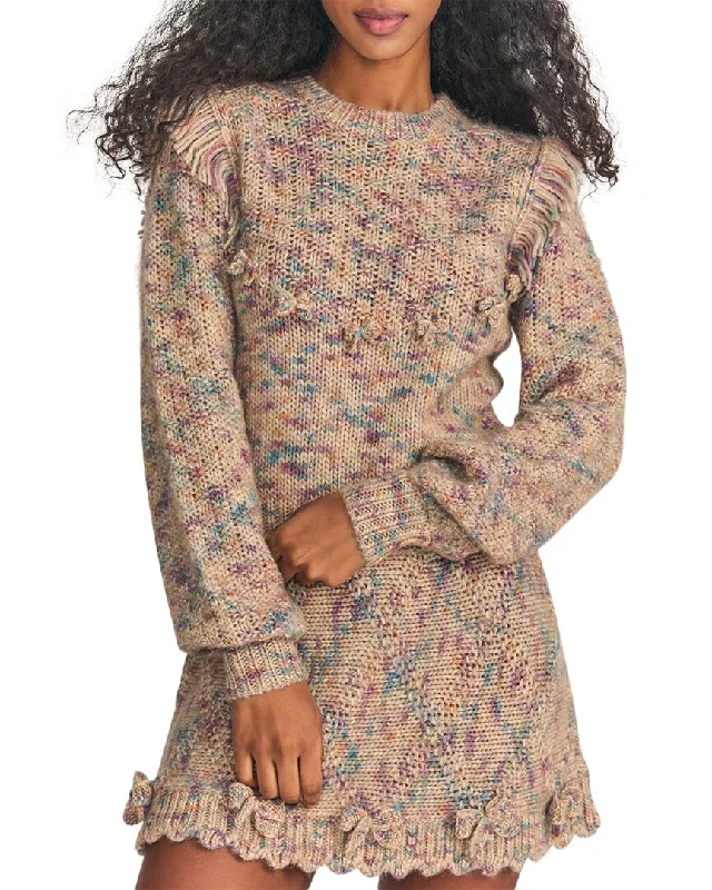 LoveShackFancy Koru Wool & Alpaca-Blend Pullover Cashmere Luxurious Pullover