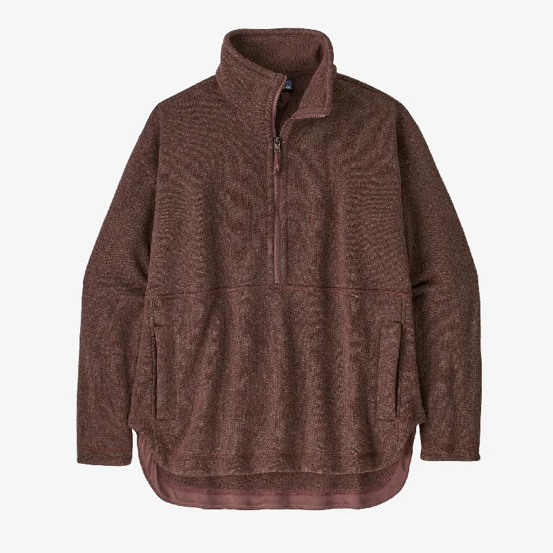 Patagonia Women's Better Sweater Oversized Fleece Pullover - DULSE MAUVE Boxy Neck Sweater Patagonia Women's Better Sweater Oversized Fleece Pullover - DULSE MAUVE Boxy Neck Sweater
