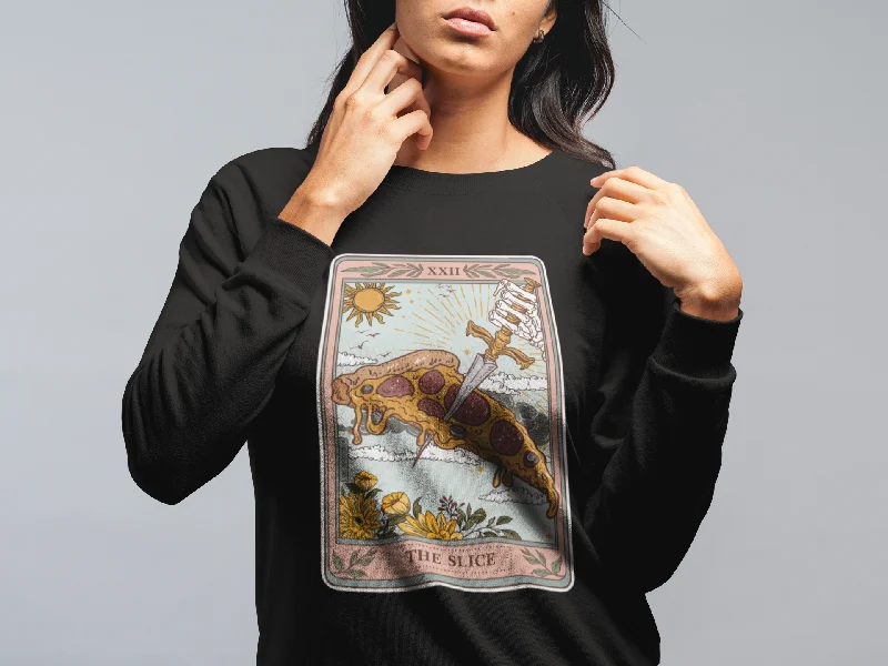 THE SLICE // UNISEX PULLOVER Open Neck Pullover